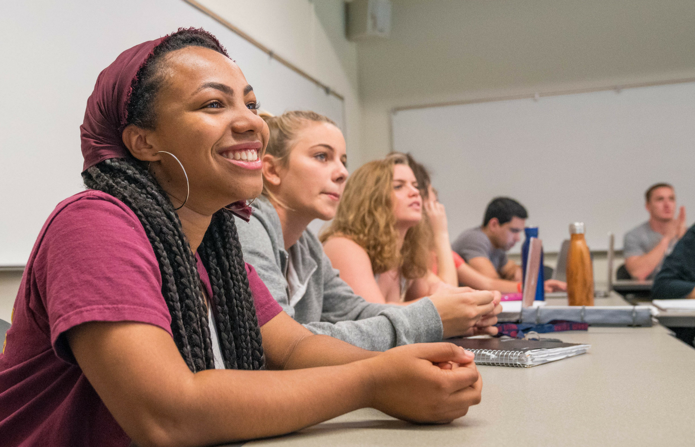 Students in class