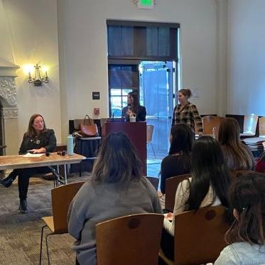 Saint Mary's Gael Women in Business Women in Tech Panel in Hagerty Lounge