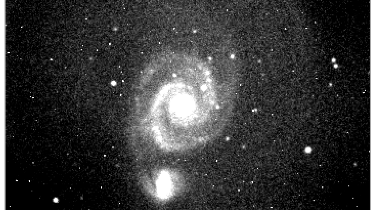 Picture of the Whirlpool Galaxy in space